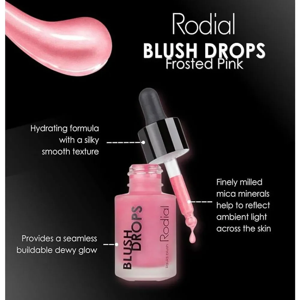 NIB Rodial Blush Drops, Frosted Pink - 15 ml / 0.5 fl oz  ***Item:‎ C22